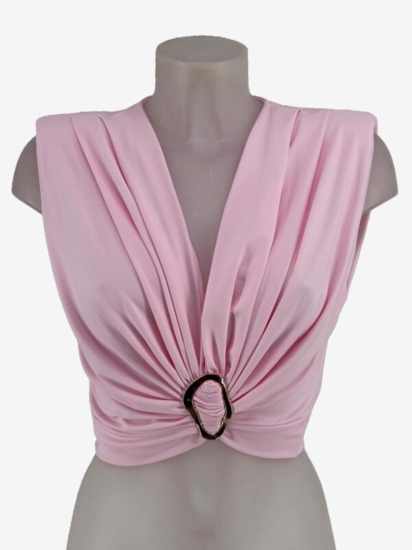 Top Licra con Adorno