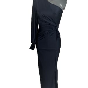 Vestido asimetrico fruncido