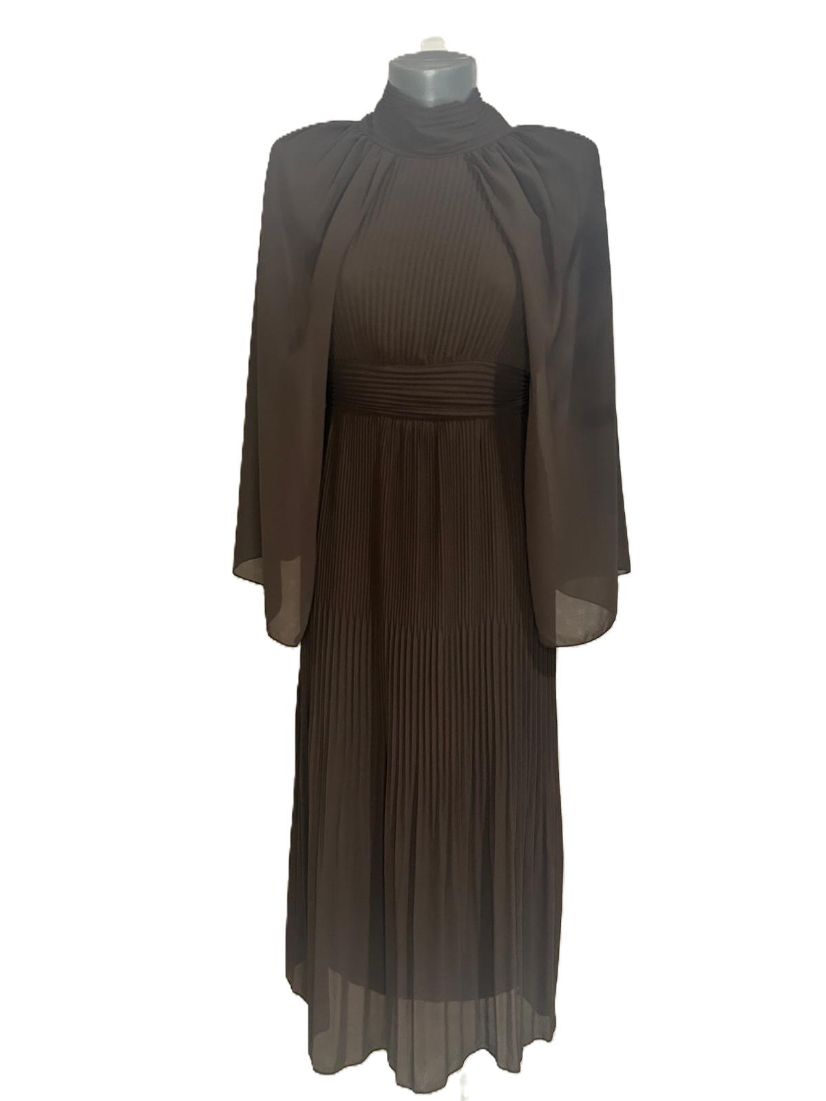 Vestido mangas de gasa